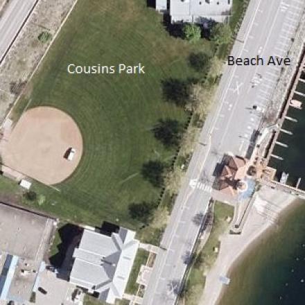 Area map for Cousins Park.