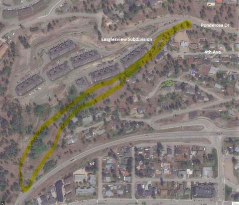 Eaglesview Trail area map.