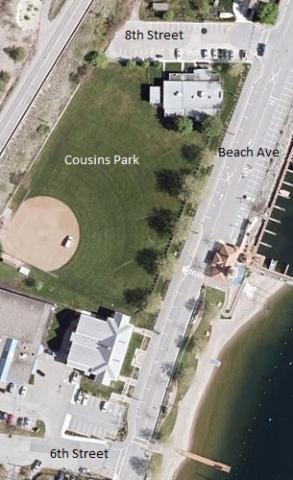 Area map for Cousins Park.