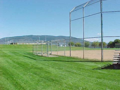 Sports fields in Turner Park.