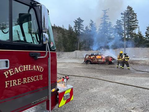 Peachland Fire Rescue Training