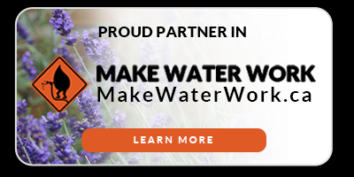 Make Water Work banner advertising website.